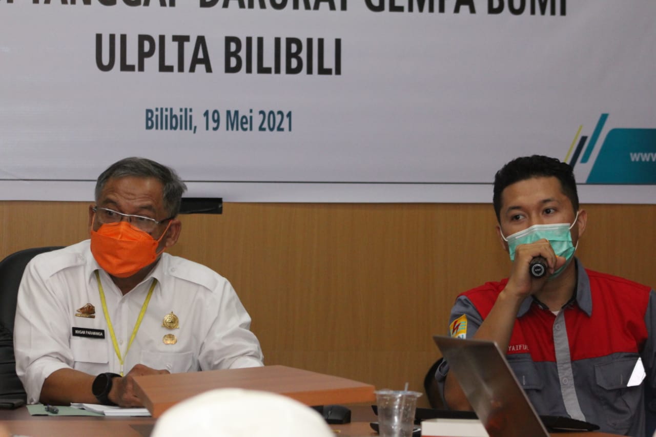 BPBD Gowa Berbagi Cara Tanggap Darurat Bencana di PLTA Bili-bili